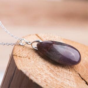 Natural Auralite 23 Gemstone Crystal Pendant Necklace Fine Jewelry for Women for Her