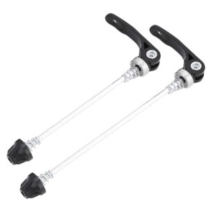 dilwe 2pcs bike skewers, alloy quick release skewer set bike replacement repair parts accessory for road bike bike