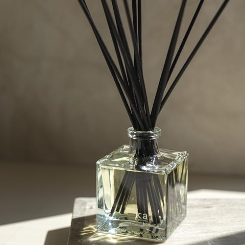 kai Reed Diffuser, 6.75 fl oz., designed to delicately release The delicously, fresh + clean signature kai fragrance into The air, vegan, cruelty free, made in The USA