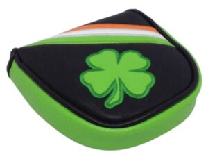 readygolf irish shamrock embroidered putter cover mallet