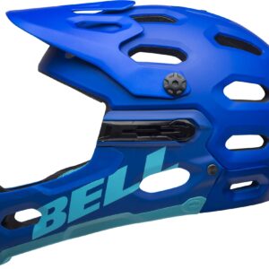 Bell Super 3R MIPS Adult Mountain Bike Helmet - Matte Blue/Bright Blue (2022), Large (58-62 cm)