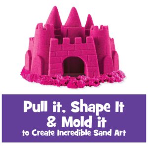 Kinetic Sand, The Original Moldable Sensory Play Sand, Pink, 2 lb. Resealable Bag, Ages 3+