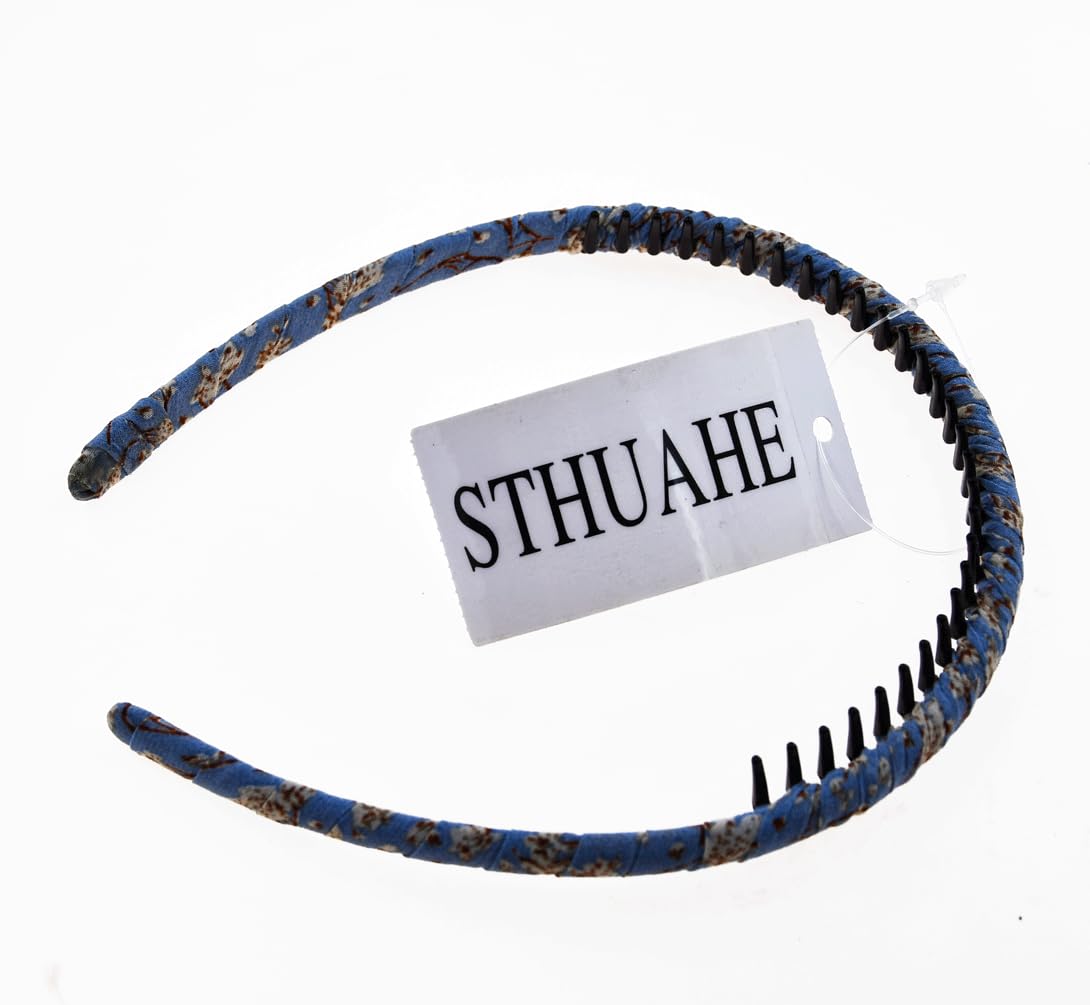 STHUAHE4PC Multicolor Protection Resin Teeth Comb Hair Hoop Hairband Headband Hair Accessories for female by Beauty hair (4 Colors)