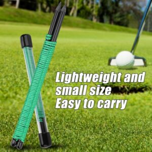 Dioche Golf Alignment Sticks, Outdoor Solid Fibreglass Golf Training Aid Golf Putting String Line Improve Golf Skills for Golf Beginners, Professional Players