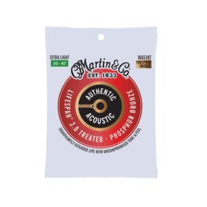 Martin Authentic Acoustic Guitar Strings - Lifespan 2.0 Treated