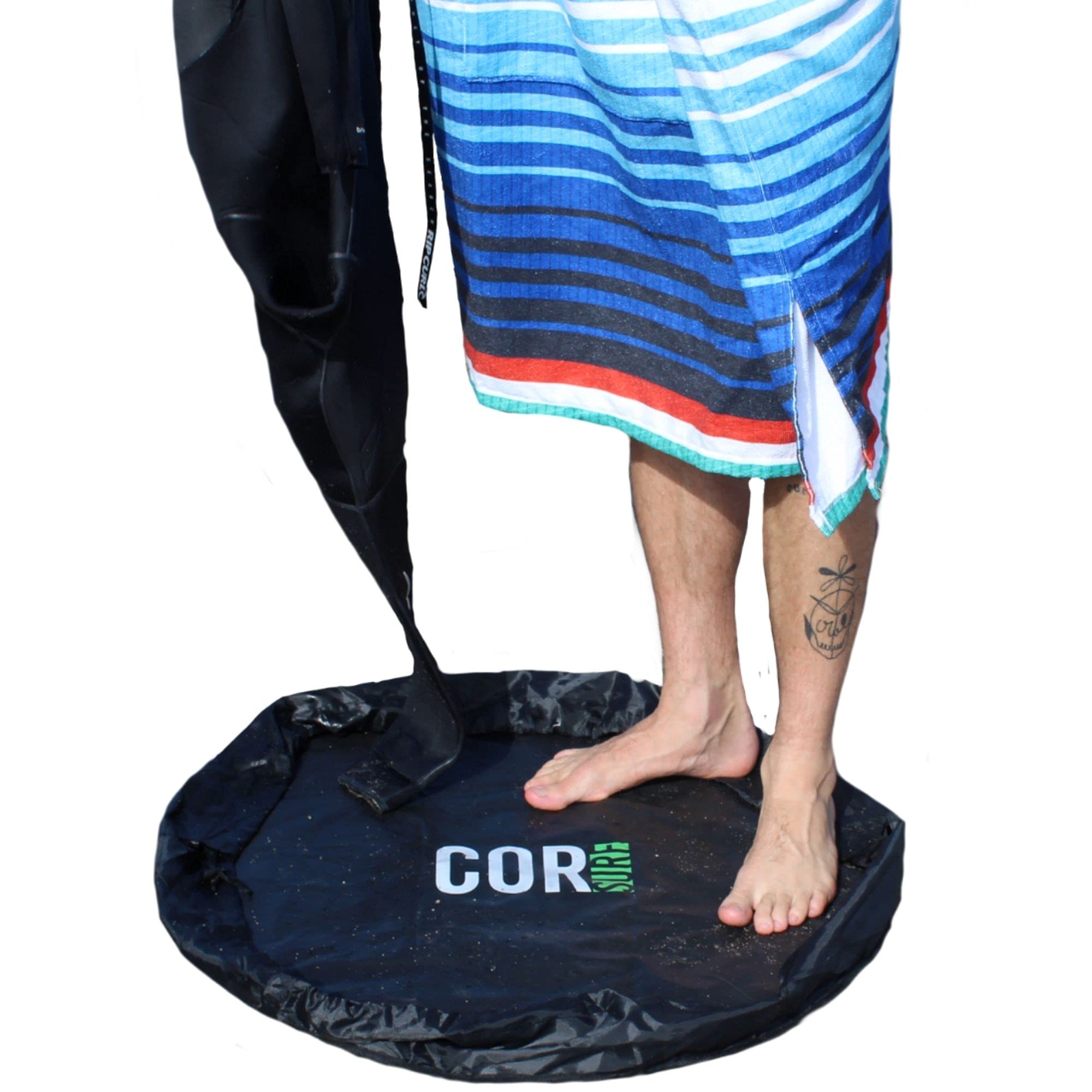 COR Surf Wetsuit Combo Gift Box | Wetsuit Changing Towel Robe | Wetsuit Changing Mat & Folding Wetsuit Hanger Bundle