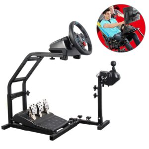 Slendor Racing Wheel Simulator Stand for Logitech G29, G27, G25, G920 Steering Gaming Wheel Stand Without Wheel and Pedals