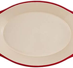 Lodge Oval casserole, 2 Quart, Red