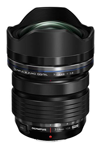 Olympus M.Zuiko Digital ED 7-14mm f/2.8 PRO Lens for Micro Four Thirds Cameras (Renewed)