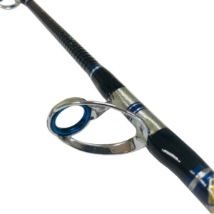 EatMyTackle Amberjack King Jigging Rod | Saltwater Fishing Rod (20-40lb. Moderate/Fast Action, 2pc)