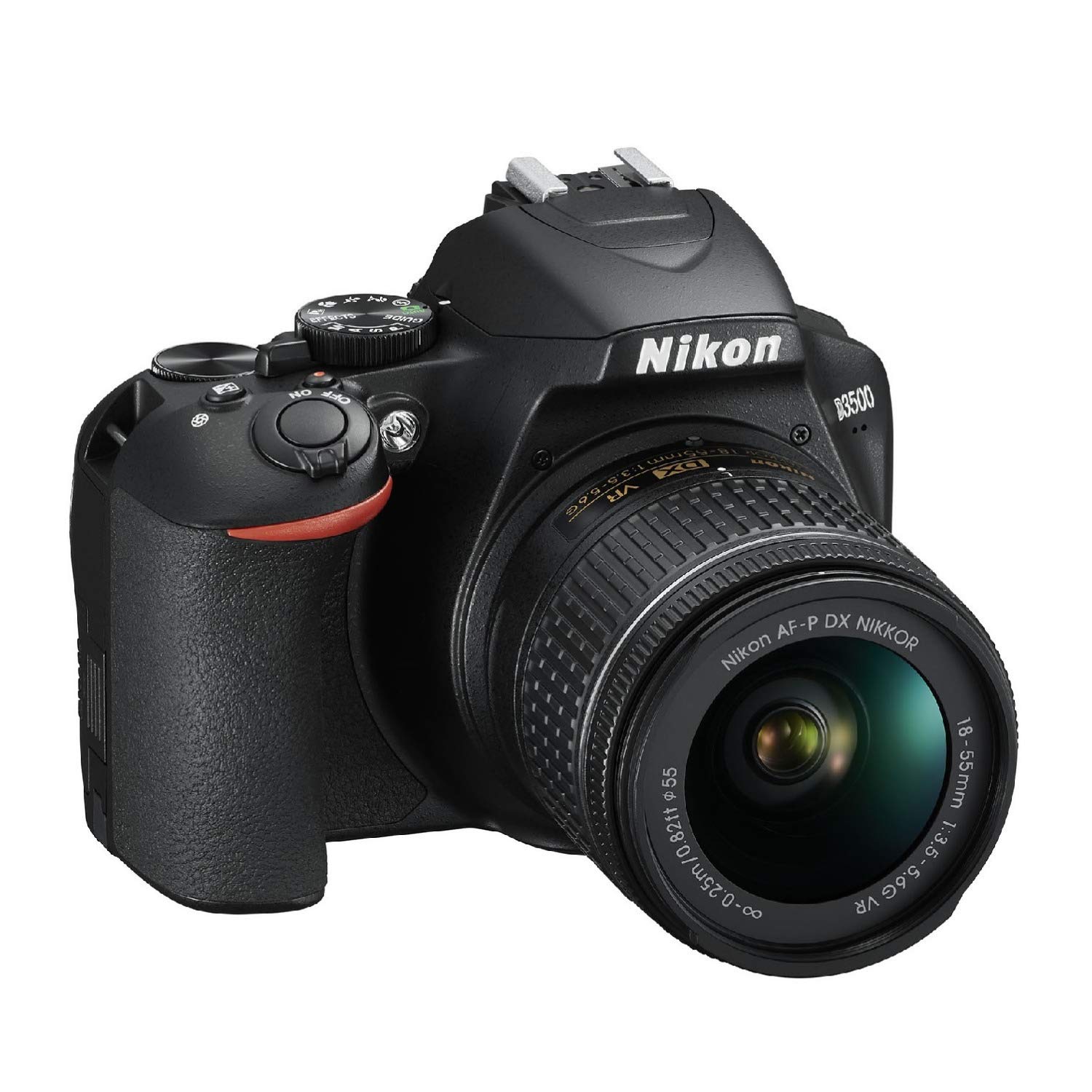 Nikon D3500 DX-Format DSLR Two Lens Kit with AF-P DX NIKKOR 18-55mm f/3.5-5.6G VR & AF-P DX NIKKOR 70-300mm f/4.5-6.3G ED, Black