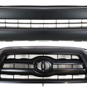 Garage-Pro Bumper Cover Kit Compatible with 2005-2010 Toyota Tacoma Textured, 2-pc kit with Grille Front