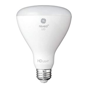 ge reveal 6-pack 65 w equivalent dimmable color-enhancing r30 led light fixture light bulbs