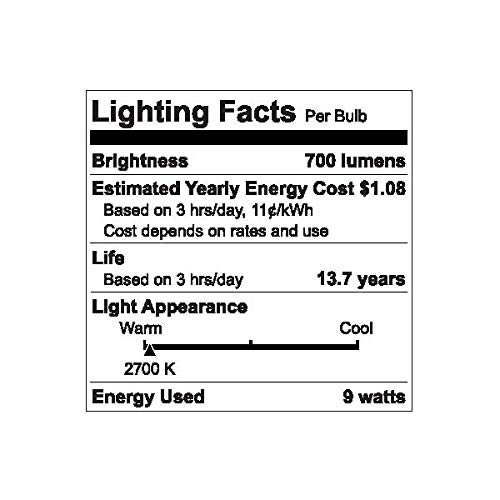 GE Reveal 6-Pack 65 W Equivalent Dimmable Color-Enhancing R30 LED Light Fixture Light Bulbs