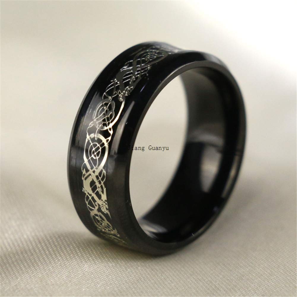 Couple Ring Bridal Sets His Hers Women Black Gold Plated Square CZ Men Stainless steel Band Wedding Ring Band Set