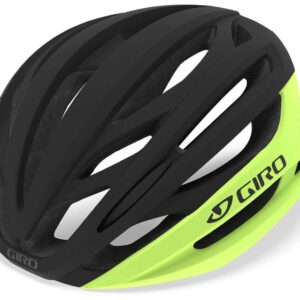 Giro Syntax MIPS Adult Road Cycling Helmet - Highlight Yellow/Black (Discontinued), Medium (55-59 cm)