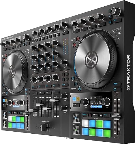 Native Instruments Traktor Kontrol S4 Mk3 DJ Controller, 21.34 x 13.35 x 2.38 inches