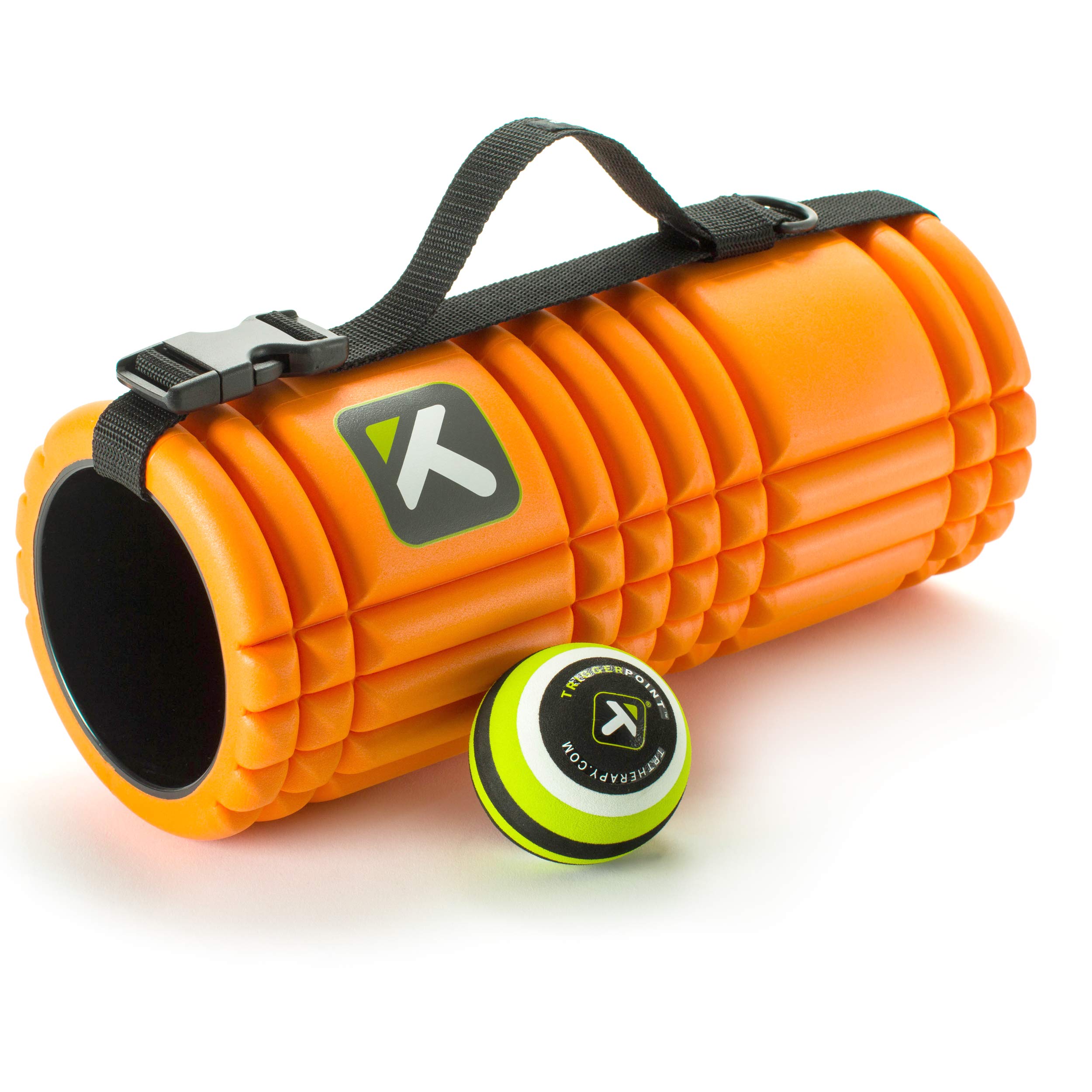 TRIGGERPOINT PERFORMANCE THERAPY Mobility Kit with GRID Foam Roller, MB1 Massage Ball, and GRID Strap