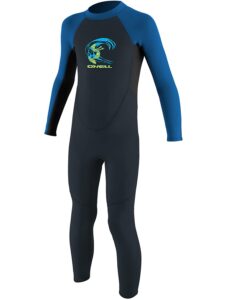 o'neill kids reactor-2 2 mm back zip full slate/black/ocean 4 little kids