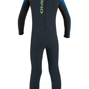 O'Neill Kids Reactor-2 2 mm Back Zip Full Slate/Black/Ocean 4 Little Kids