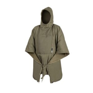 Helikon-Tex Swagman Roll Military Poncho - Multi-purpose Rain Poncho, Woobie Blanket & Jacket in Adaptive Green