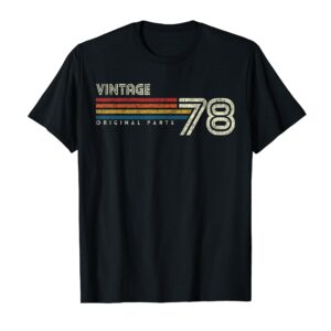 Vintage 1978 Birthday T-Shirt