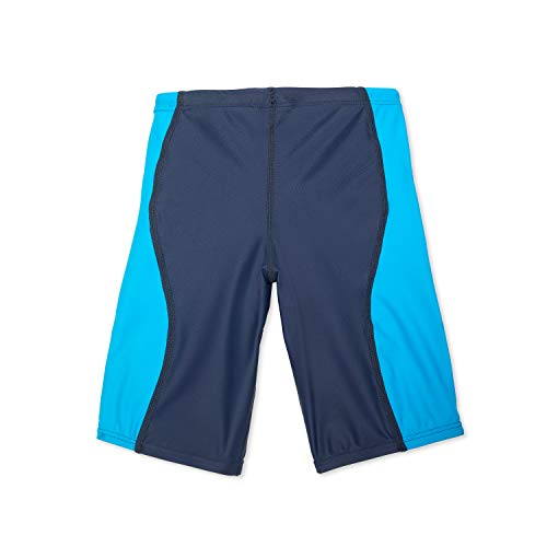 Speedo Boy's Swimsuit Jammer Begin to Swim Solid Washed Navy, 12