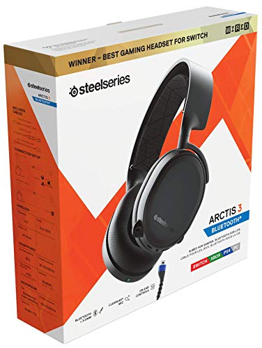 SteelSeries Arctis 3 Bluetooth - Wired Gaming Headset + Bluetooth - For Nintendo Switch, PC, PS5/PS4, Xbox Series X|S|One, VR, Android, and iOS - Black