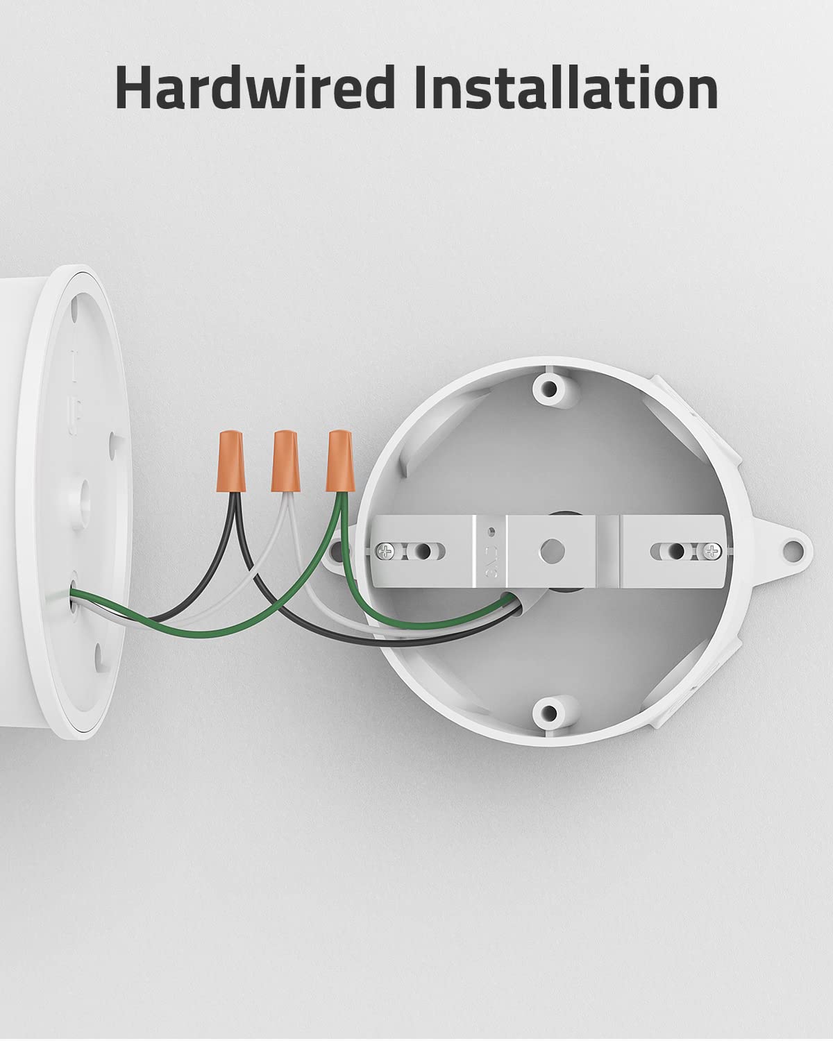 eufy Security Floodlight Camera, 1080p, No Monthly Fees, 2500 Lumens, Weatherproof, Built-in AI, 2021, Non-Stop Power (Existing Outdoor Wiring and Weatherproof Junction Box Required)