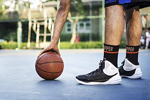 THX4COPPER Infused Compression Ankle Brace,Silicone Ankle Sleeve Support,Pain Relief from Plantar Fasciitis, Achilles Tendonitis-Reduce Foot Swelling&Prevent Ankle Injuries-Single-Small