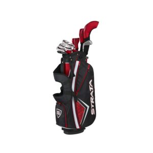 callaway golf men's strata plus complete golf set (14-piece, left hand, steel)