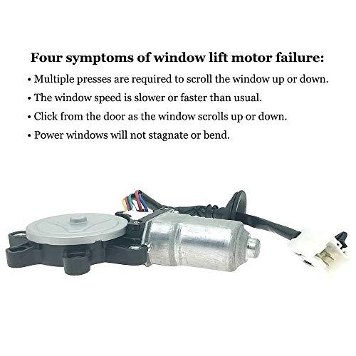 Window Lift Motor Front Right Passenger Side for 2003-2009 Nissan 350Z 2003-2007 Infiniti G35 Coupe Model Replace 80730-CD00A 80730CD00A