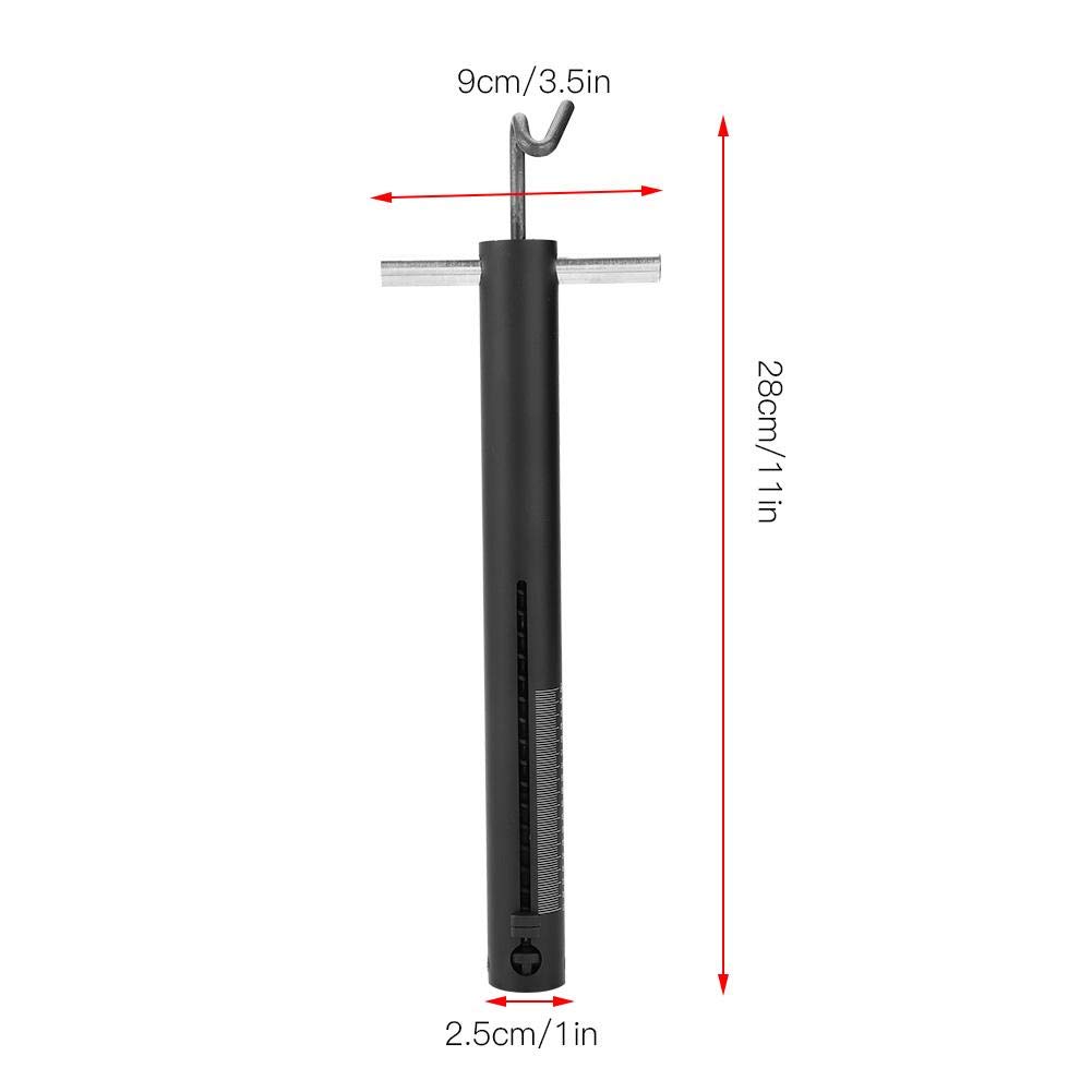 Bow Scale, Portable Heavy Duty Accurate Hand Held Draw Weight Archery Bow Scale Power 15100lbs for Recurve/Compound Bow Hunting (Black) Bow Scale