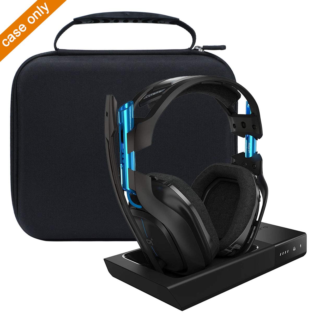 Aproca Hard Protective Case Compatible with ASTRO Gaming A50 Wireless Dolby Gaming Headset (Black)