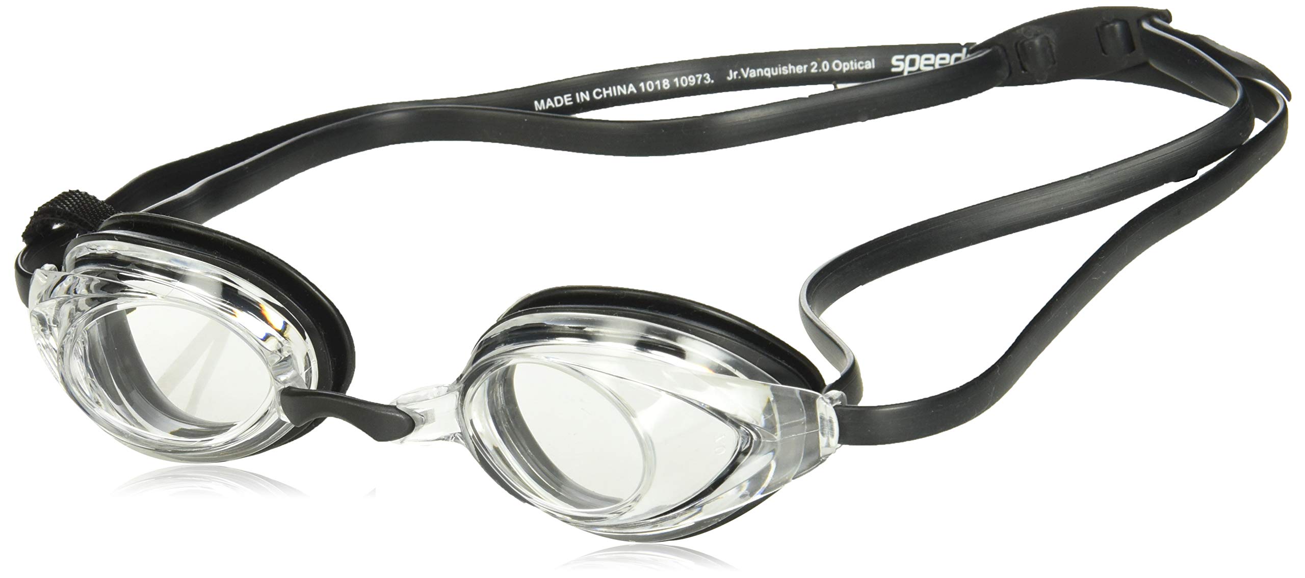 Speedo Jr. Vanquisher 2.0 Optical Goggle, Clear, -2