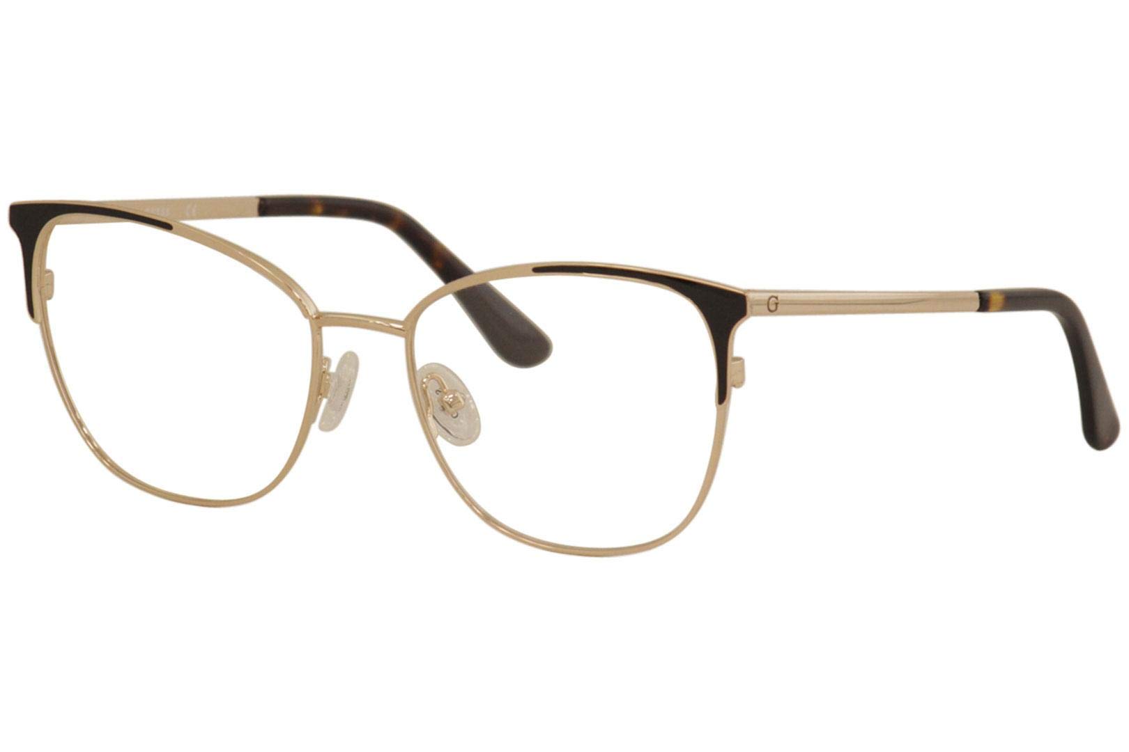 Guess GU2705 Eyeglass Frames - Dark Brown Frame, 53 mm Lens Diameter GU270553050