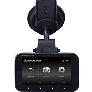 Rand McNally DashCam 500 Wi-Fi-Enabled with 3 Inch Screen, 1080p & G Sensor