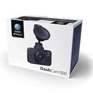 Rand McNally DashCam 500 Wi-Fi-Enabled with 3 Inch Screen, 1080p & G Sensor