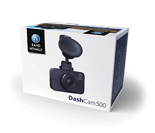 Rand McNally DashCam 500 Wi-Fi-Enabled with 3 Inch Screen, 1080p & G Sensor