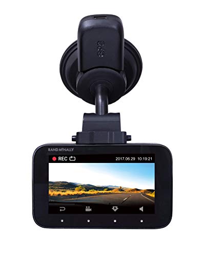 Rand McNally DashCam 500 Wi-Fi-Enabled with 3 Inch Screen, 1080p & G Sensor