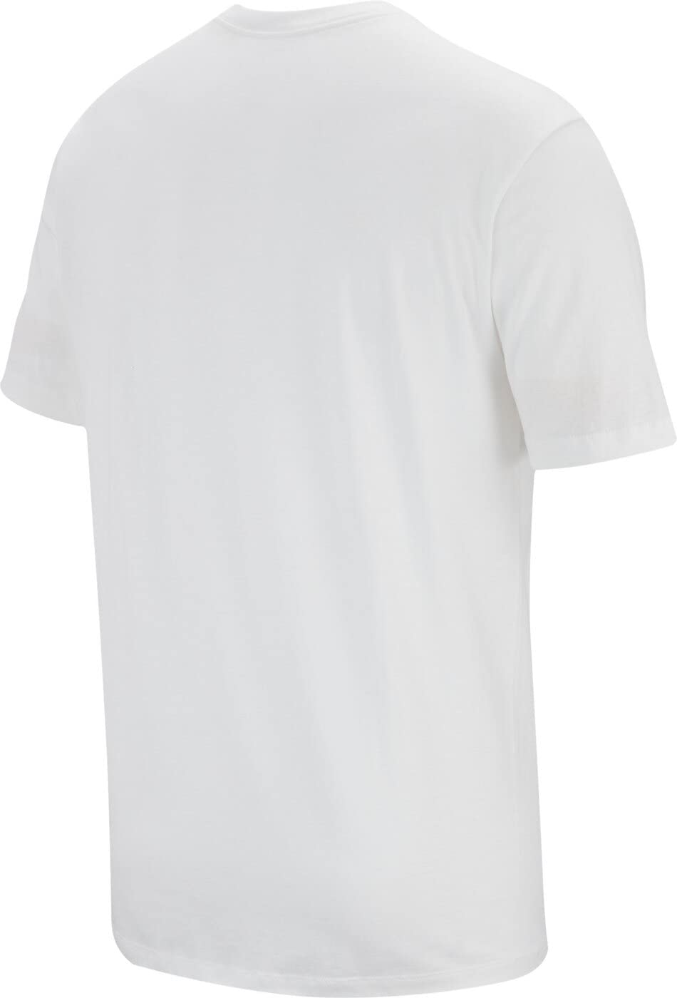 Men's Nike Sportswear Club T-Shirt, Nike Shirt for Men with Classic Fit, White/Black, L