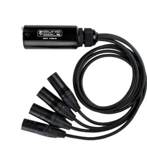 Sound Tools CAT Tails FX - Female XLR Breakout 4 Lines of XLR Analog Audio, AES3, DMX or COM