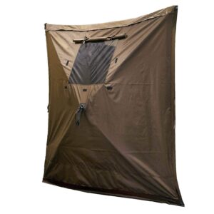 Clam Quick Set Wind Panels, Wind and Sun Protection for Tents, Essential Camping Accessories for Quick Set Traveler and Escape Gazebos, Brown