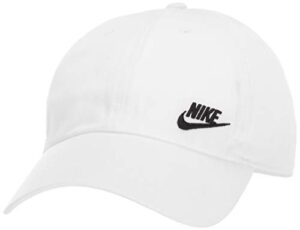 nike women's h86 cap futura classic, white/black, one size