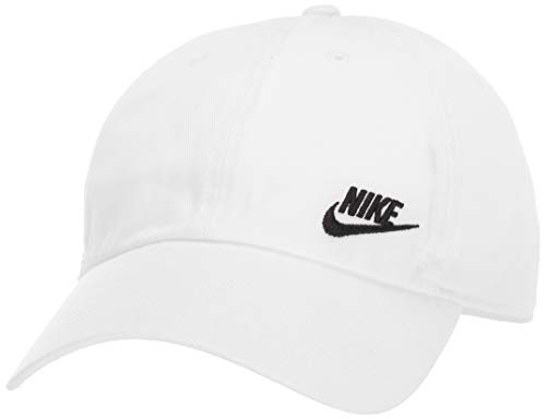 NIKE Women's H86 Cap Futura Classic, White/Black, One Size