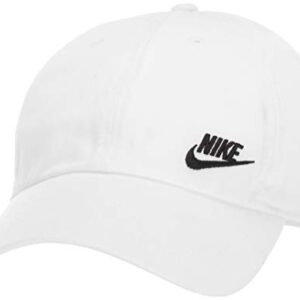 NIKE Women's H86 Cap Futura Classic, White/Black, One Size