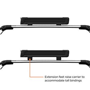 Thule SnowPack Ski/Snowboard Rack, Medium (4 Pr/2 Boards), Black