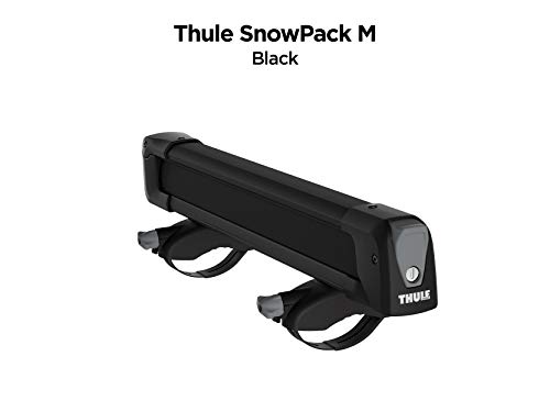 Thule SnowPack Ski/Snowboard Rack, Medium (4 Pr/2 Boards), Black