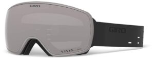 giro agent adult snow goggles - silicone black strap with vivid onyx/vivid infrared lenses (2021)