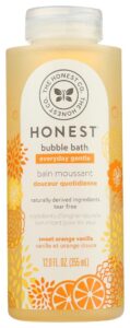 the honest company bubble bath, sweet orange vanilla, 12 ounce (3 bottles)